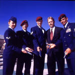 United States Air Force Pararescuemen, SERE Professionals and Jay Fisher at commemorative knife presentation