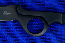 "Celeri" counterterrorism, combat knife, elliptical finger ring comfortable and dressed